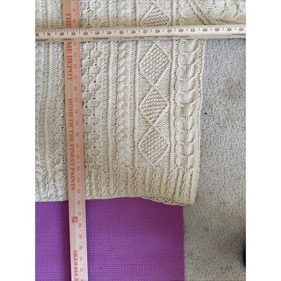 Vtg Loch Garman Irish Cable Knit Fishermans Sweater Wool Ireland | Men's Large - Picture 13 of 15